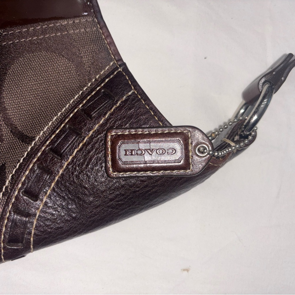 Coach 10260 Hampton Brown Python Stripe Hobo Bag. - image 3